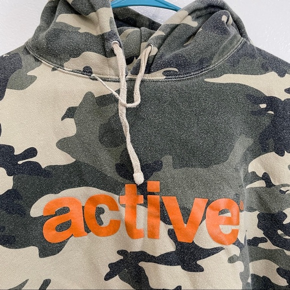 Active Ride Shop Camo Hoodie Jacket Size XL - Picture 5 of 8